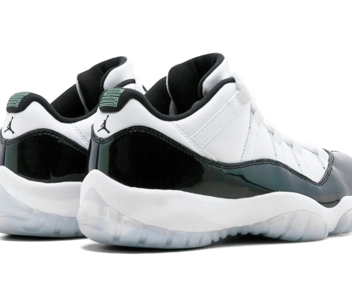 Air Jordan 11 Retro Low "Easter Emerald" sneaker product image 4 | Foot Spikes