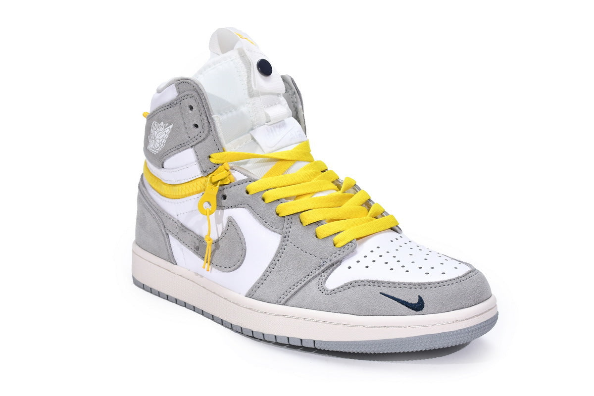 Air Jordan 1 High Switch 'Light Smoke Grey' sneaker product image 4 | Foot Spikes