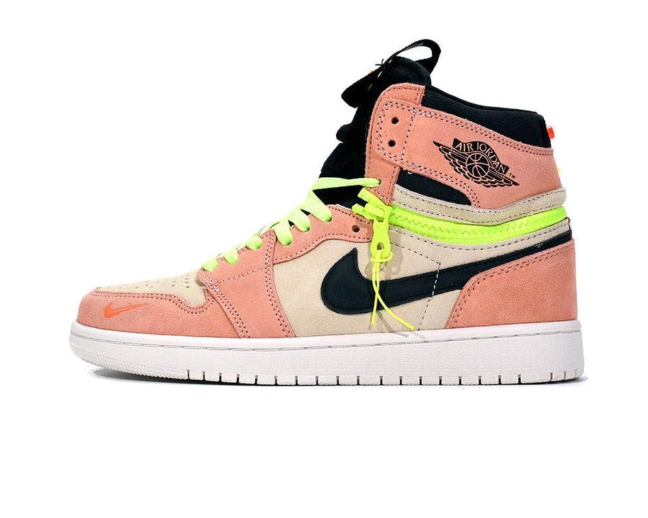 Air Jordan 1 High Switch 'Pink Volt' sneaker product image 1 | Foot Spikes
