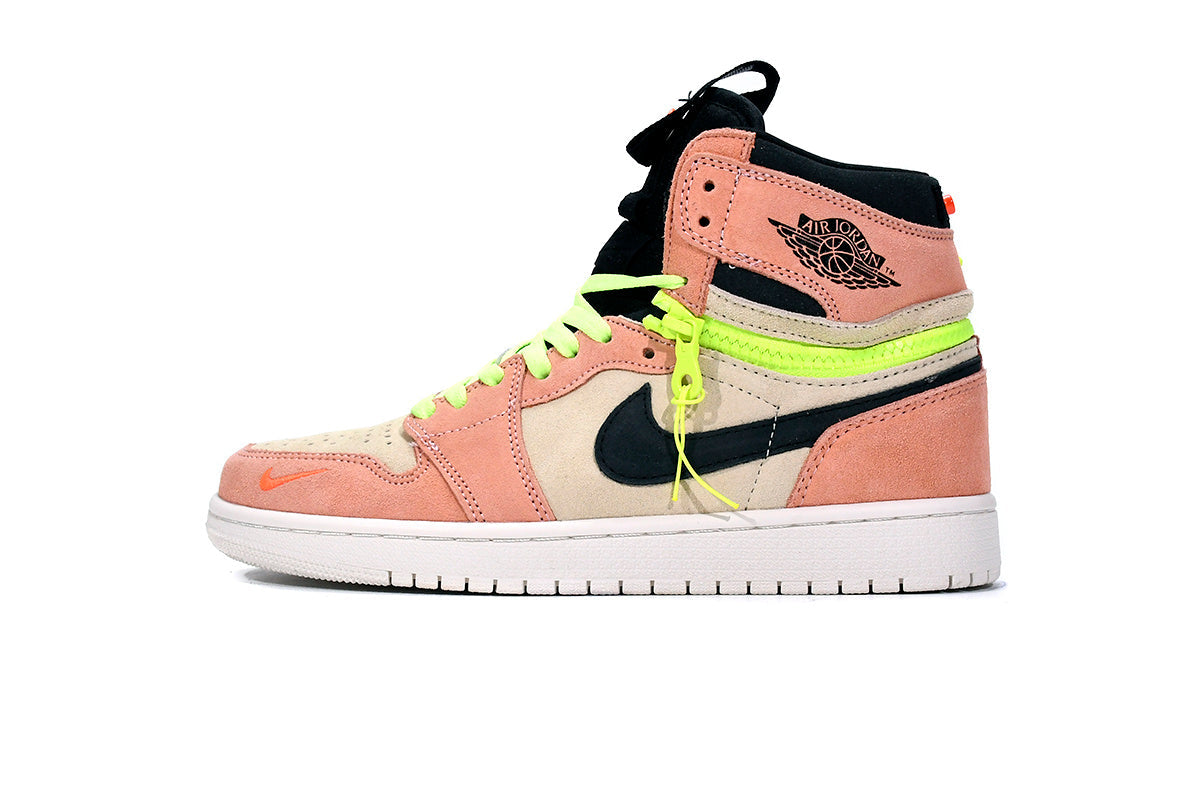 Air Jordan 1 High Switch 'Pink Volt' sneaker product image 1 | Foot Spikes