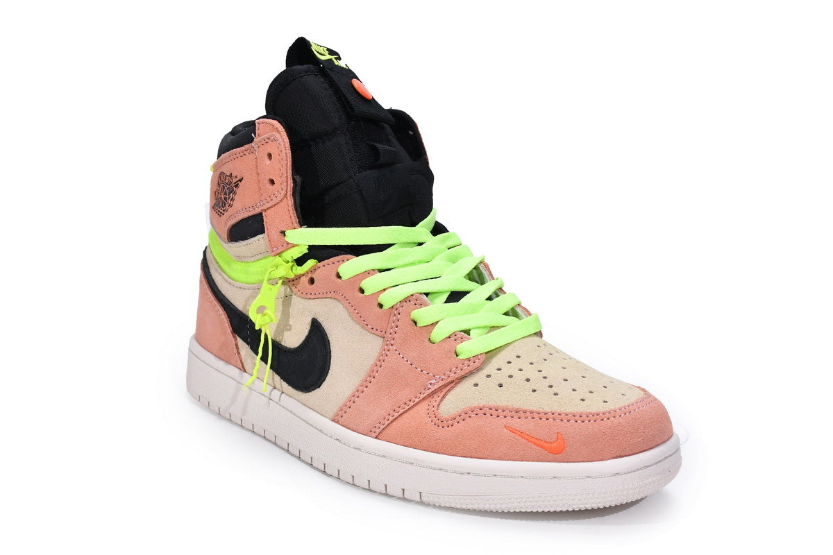 Air Jordan 1 High Switch 'Pink Volt' sneaker product image 4 | Foot Spikes