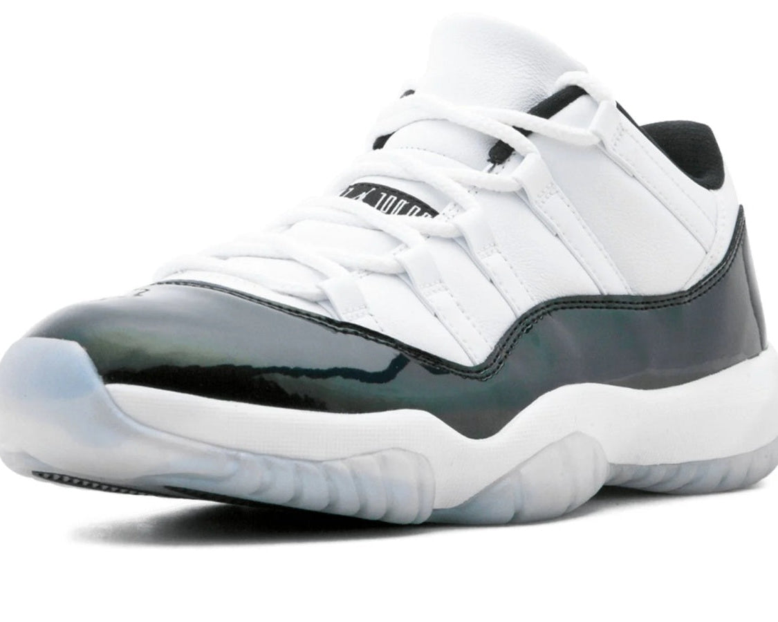 Air Jordan 11 Retro Low "Easter Emerald" sneaker product image 3 | Foot Spikes