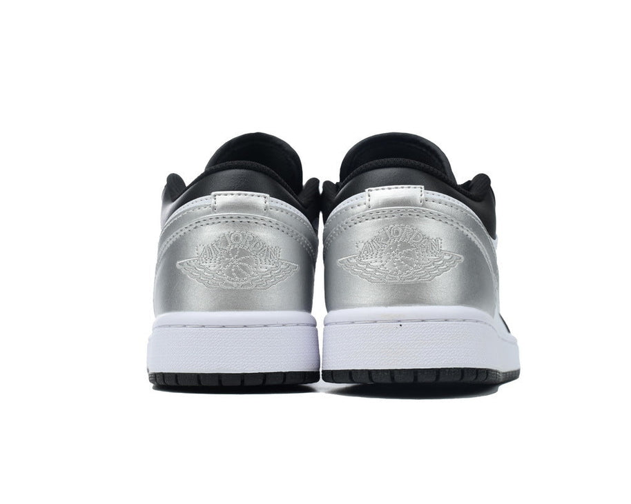 Air Jordan 1 Low Black Silver sneaker product image 3 | Foot Spikes