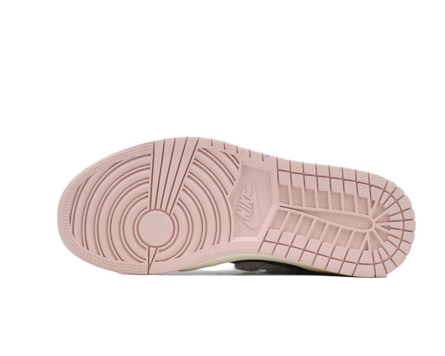 Air Jordan 1 Low SE GS 'Fur Swoosh' sneaker product image 2 | Foot Spikes