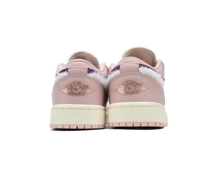 Air Jordan 1 Low SE GS 'Fur Swoosh' sneaker product image 3 | Foot Spikes