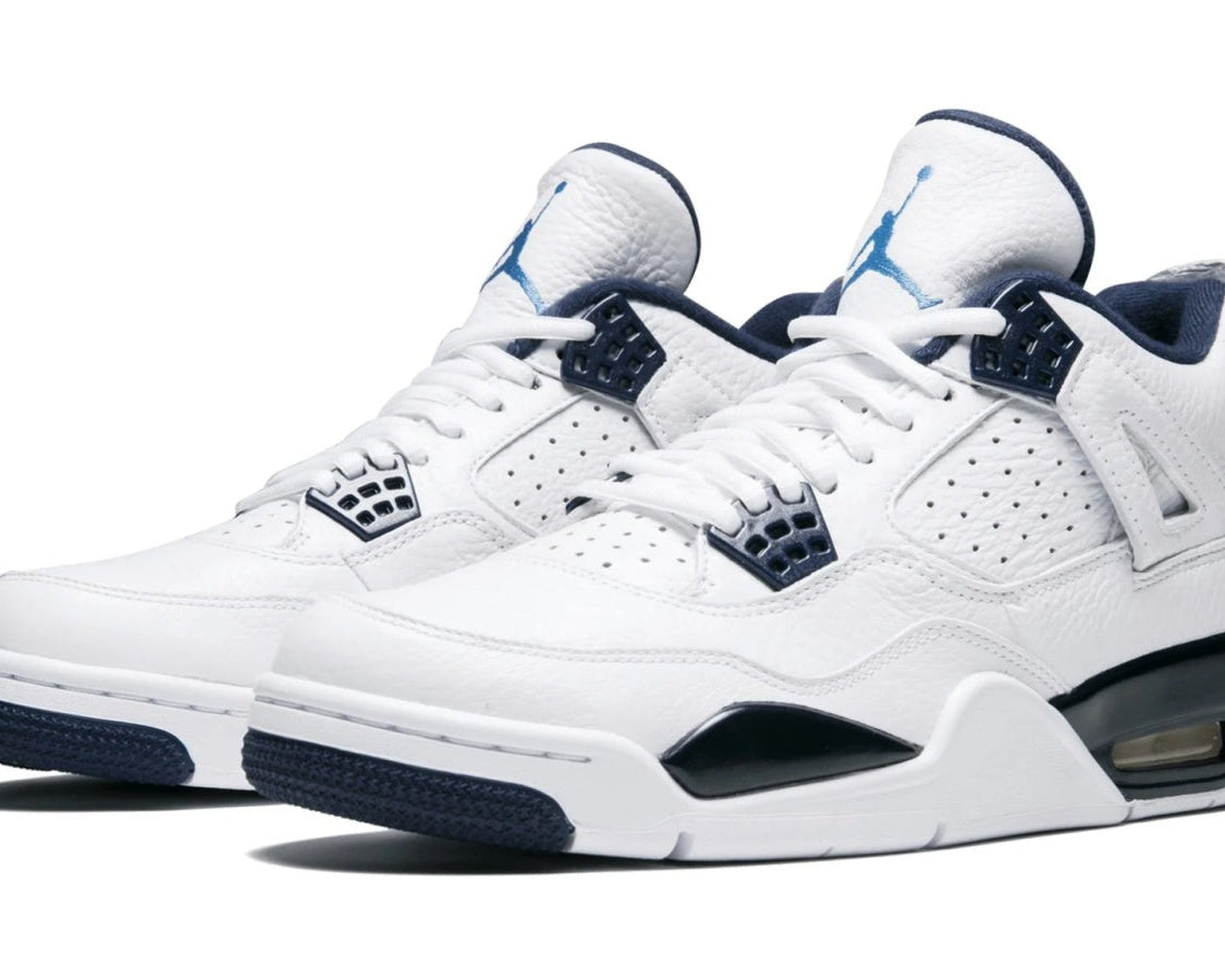 Air Jordan 4 Retro LS "Legend Blue" sneaker product image 2 | Foot Spikes