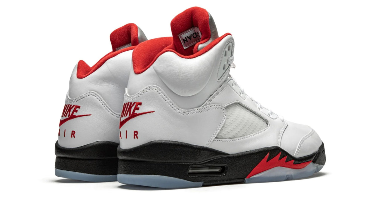 Air Jordan 5 Retro "Fire Red Silver Tongue 2020" sneaker product image 4 | Foot Spikes