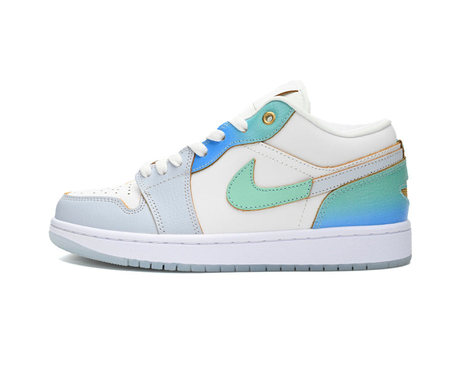 Wmns Air Jordan 1 Low SE 'Emerald Rise' sneaker product image 1 | Foot Spikes