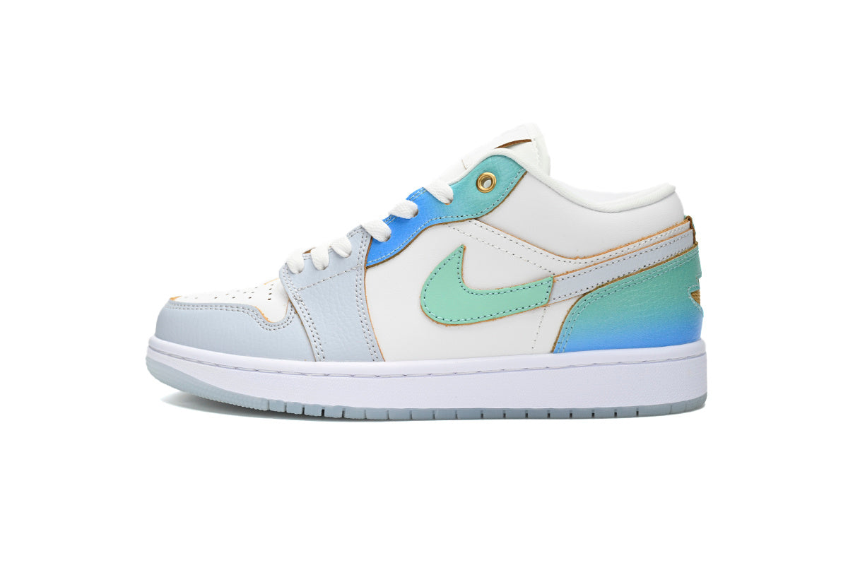 Wmns Air Jordan 1 Low SE 'Emerald Rise' sneaker product image 1 | Foot Spikes