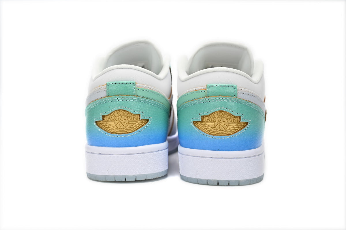 Wmns Air Jordan 1 Low SE 'Emerald Rise' sneaker product image 3 | Foot Spikes