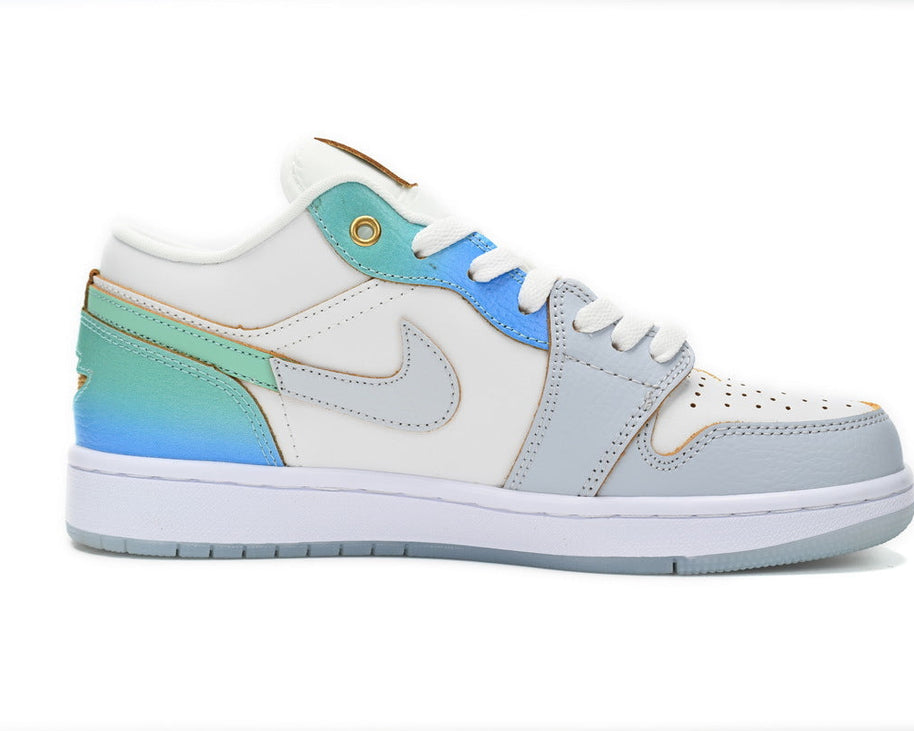 Wmns Air Jordan 1 Low SE 'Emerald Rise' sneaker product image 4 | Foot Spikes
