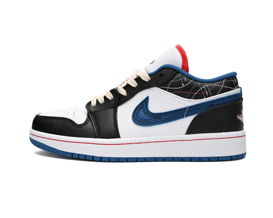 Air Jordan 1 Low SE 'Industrial Blue Sashiko' sneaker product image 1 | Foot Spikes