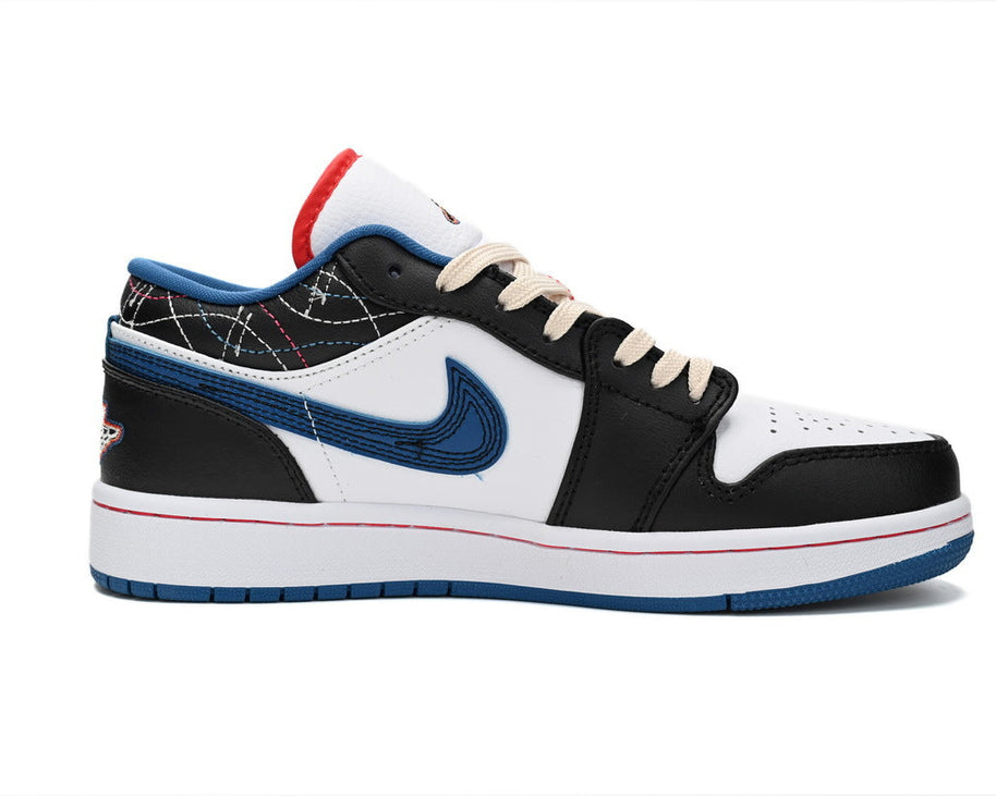 Air Jordan 1 Low SE 'Industrial Blue Sashiko' sneaker product image 4 | Foot Spikes