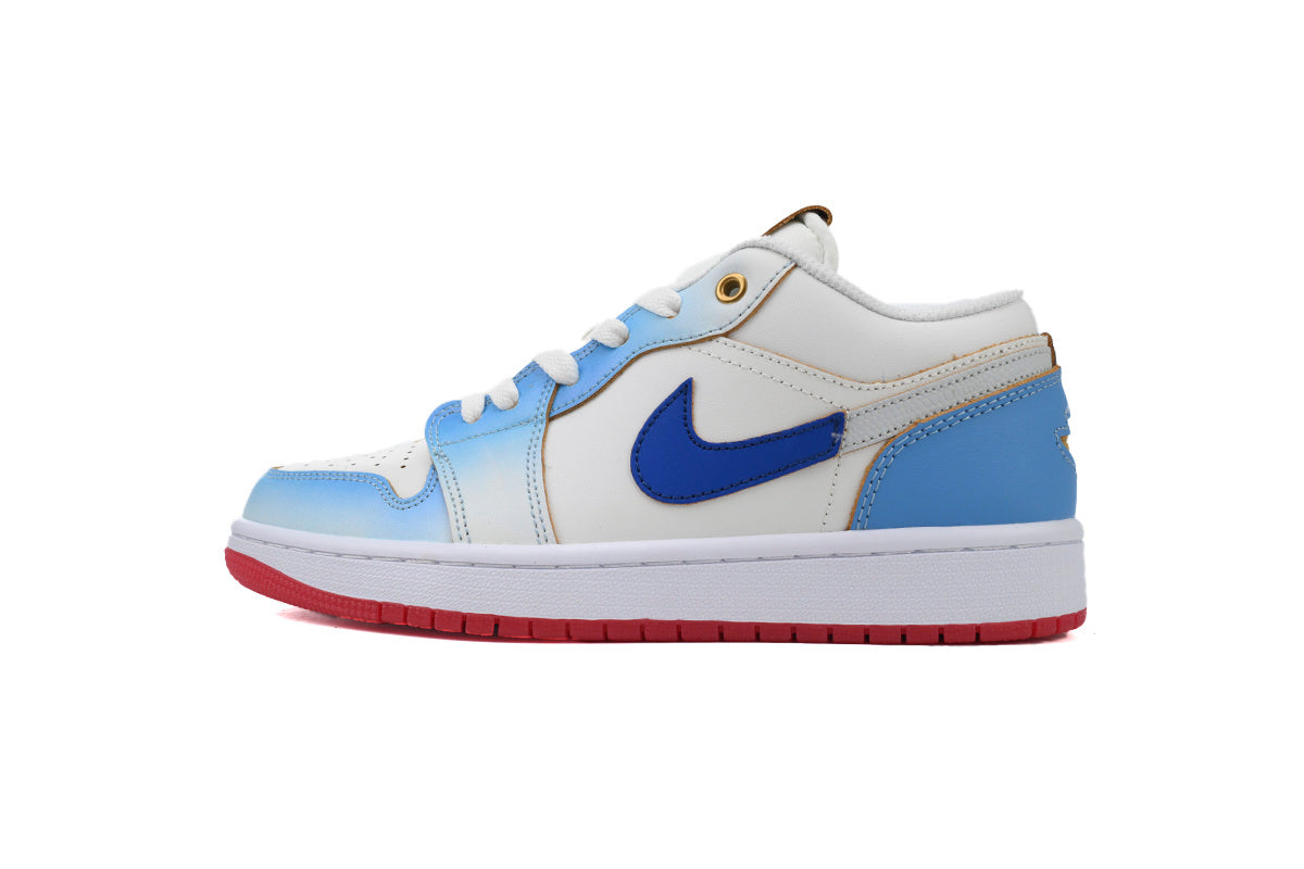 Air Jordan 1 Low SE GS 'Blue Gradient' sneaker product image 1 | Foot Spikes