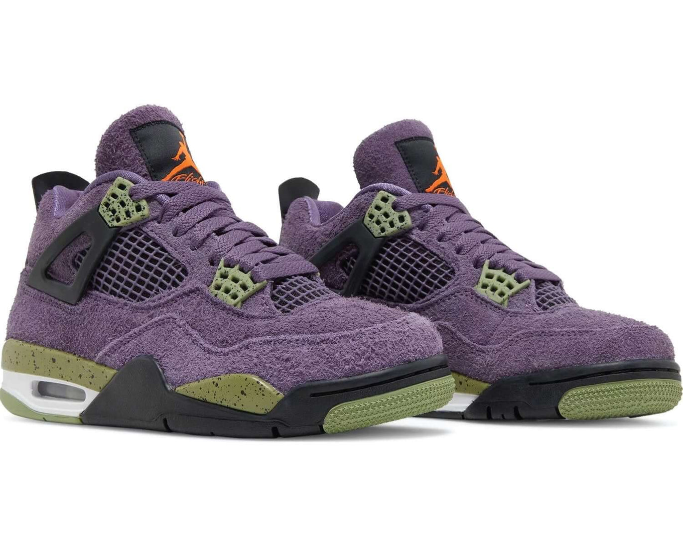 Wmns Air Jordan 4 Retro 'Canyon Purple' sneaker product image 4 | Foot Spikes