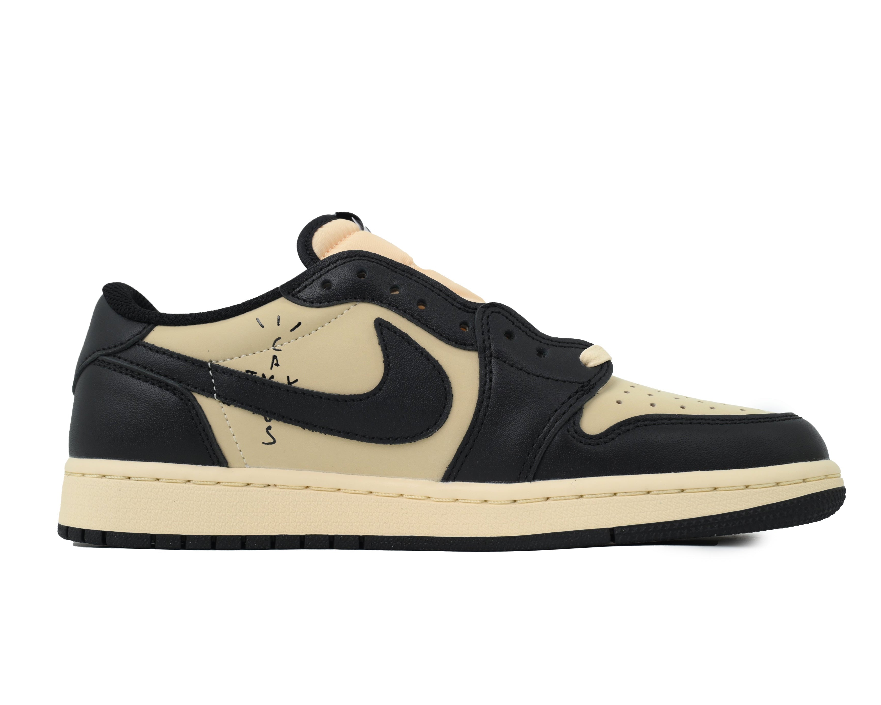 Travis Scott x Air Jordan 1 Retro Low OG SP 'Pale Vanilla' sneaker product image 4 | Foot Spikes