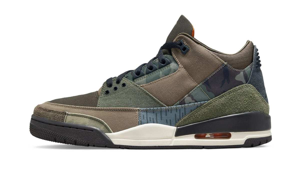 Air Jordan 3 "Patchwork Camo" sneaker product image 1 | Foot Spikes