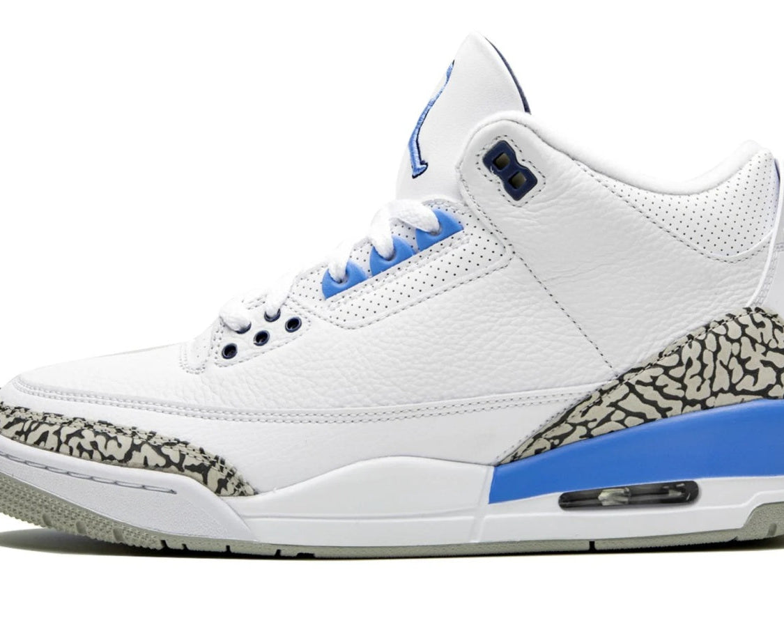 Air Jordan 3 Retro "UNC" sneaker product image 1 | Foot Spikes
