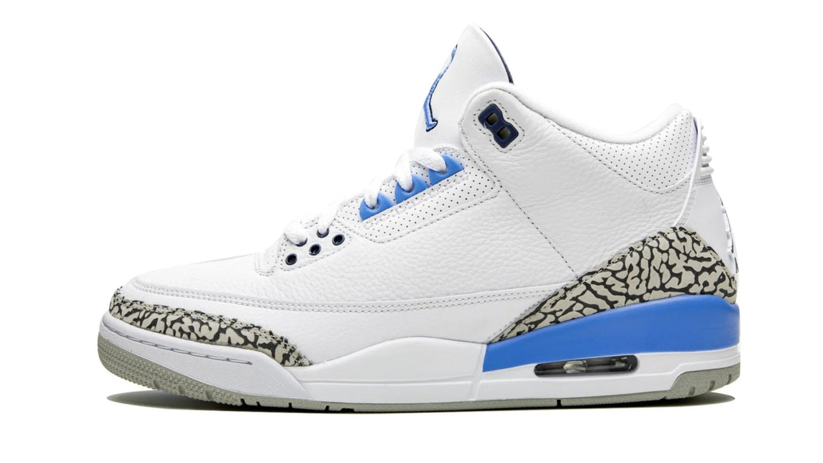 Air Jordan 3 Retro "UNC" sneaker product image 1 | Foot Spikes