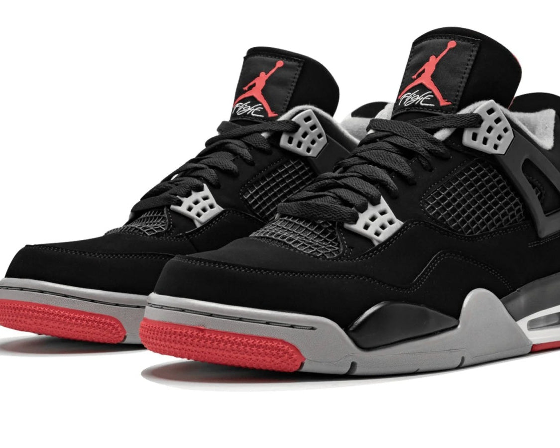 Air Jordan 4 Retro "Bred 2019" sneaker product image 2 | Foot Spikes