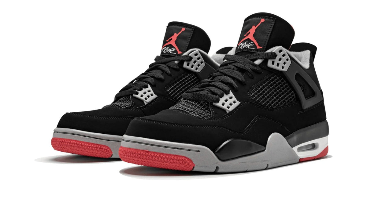 Air Jordan 4 Retro "Bred 2019" sneaker product image 2 | Foot Spikes