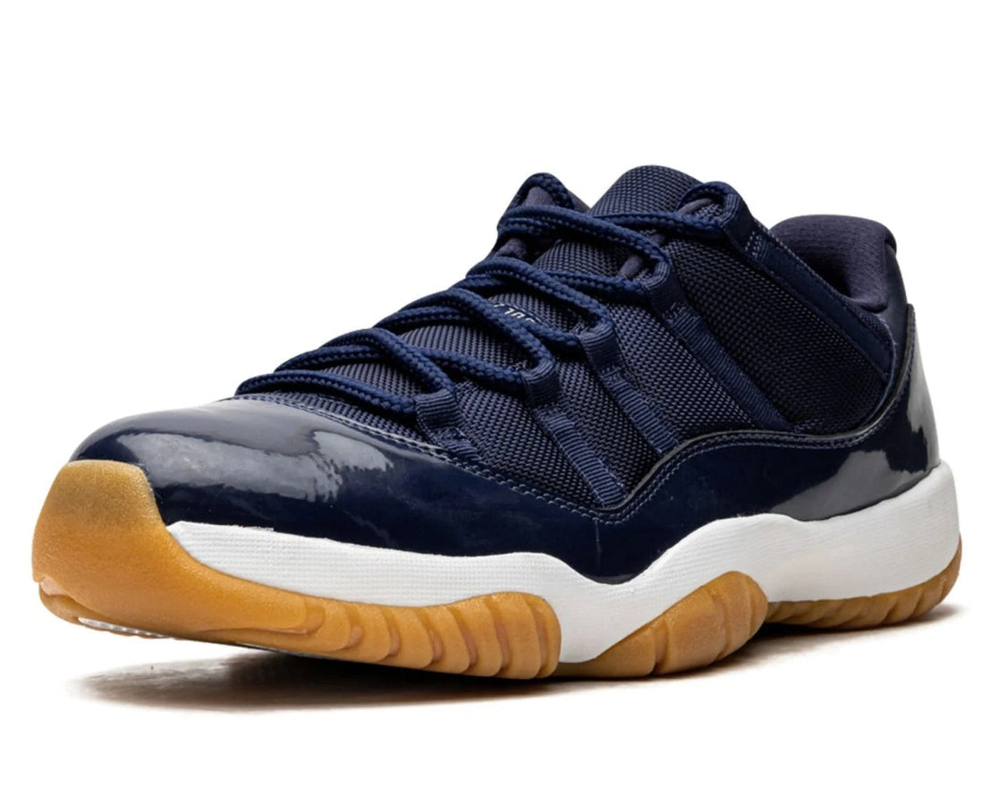 Air Jordan 11 Retro Low "Navy/Gum" sneaker product image 3 | Foot Spikes