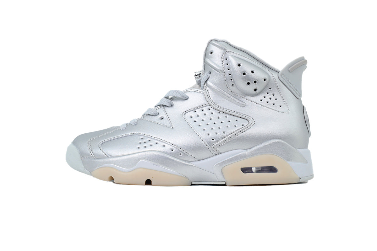 Paris Saint-Germain x Air Jordan 6 Retro 'Silver' sneaker product image 1 | Foot Spikes