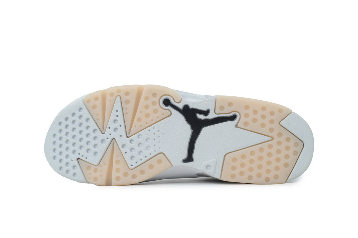 Paris Saint-Germain x Air Jordan 6 Retro 'Silver' sneaker product image 2 | Foot Spikes