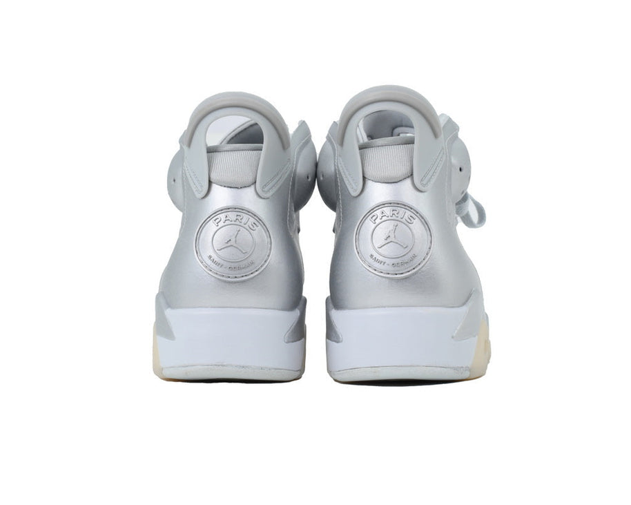 Paris Saint-Germain x Air Jordan 6 Retro 'Silver' sneaker product image 3 | Foot Spikes