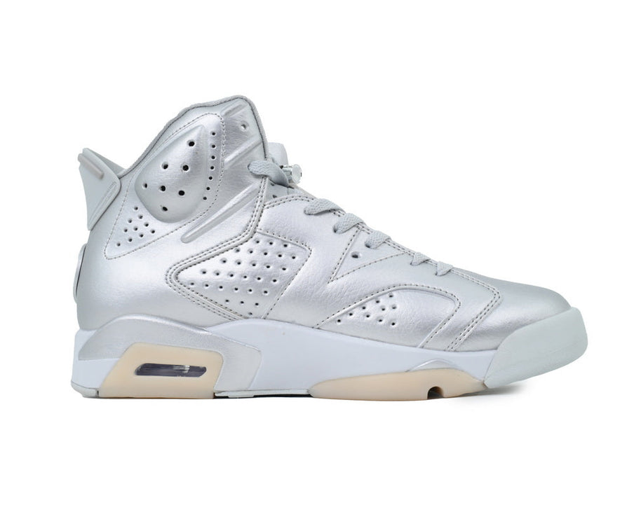 Paris Saint-Germain x Air Jordan 6 Retro 'Silver' sneaker product image 4 | Foot Spikes