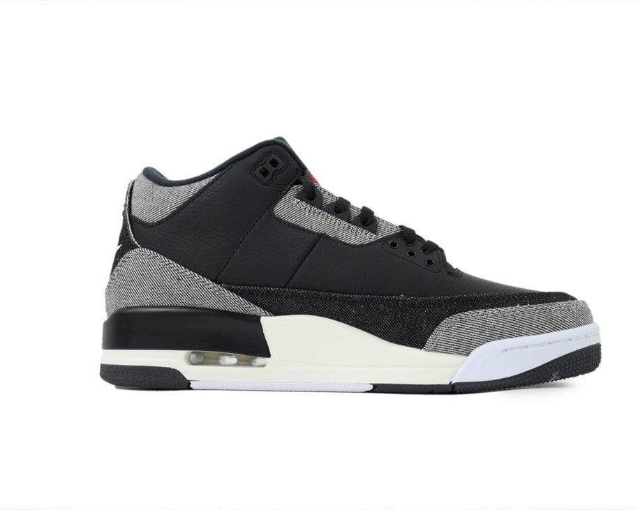 Levi's x Air Jordan 3 Retro SP 'Black Denim' sneaker product image 4 | Foot Spikes