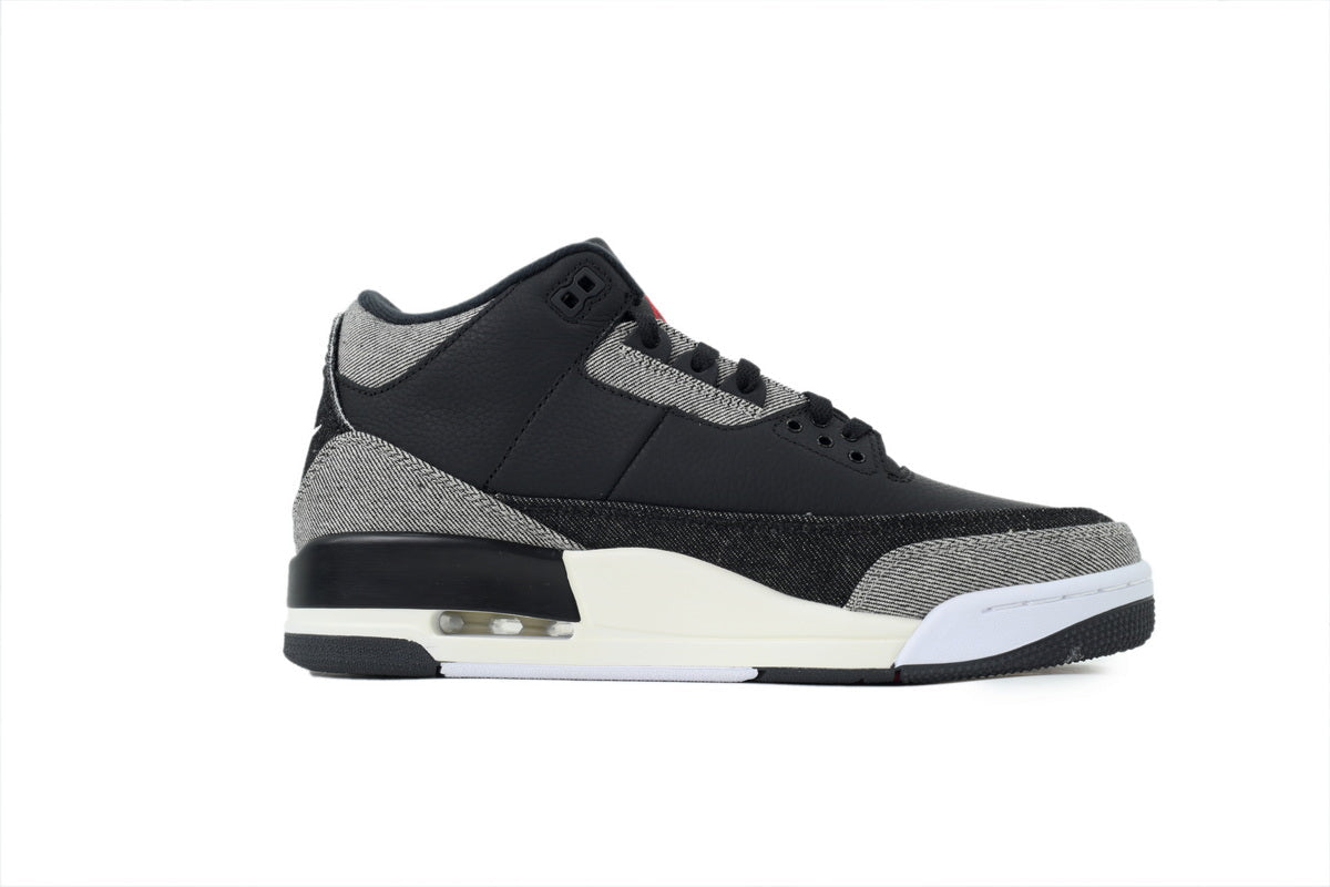 Levi's x Air Jordan 3 Retro SP 'Black Denim' sneaker product image 4 | Foot Spikes