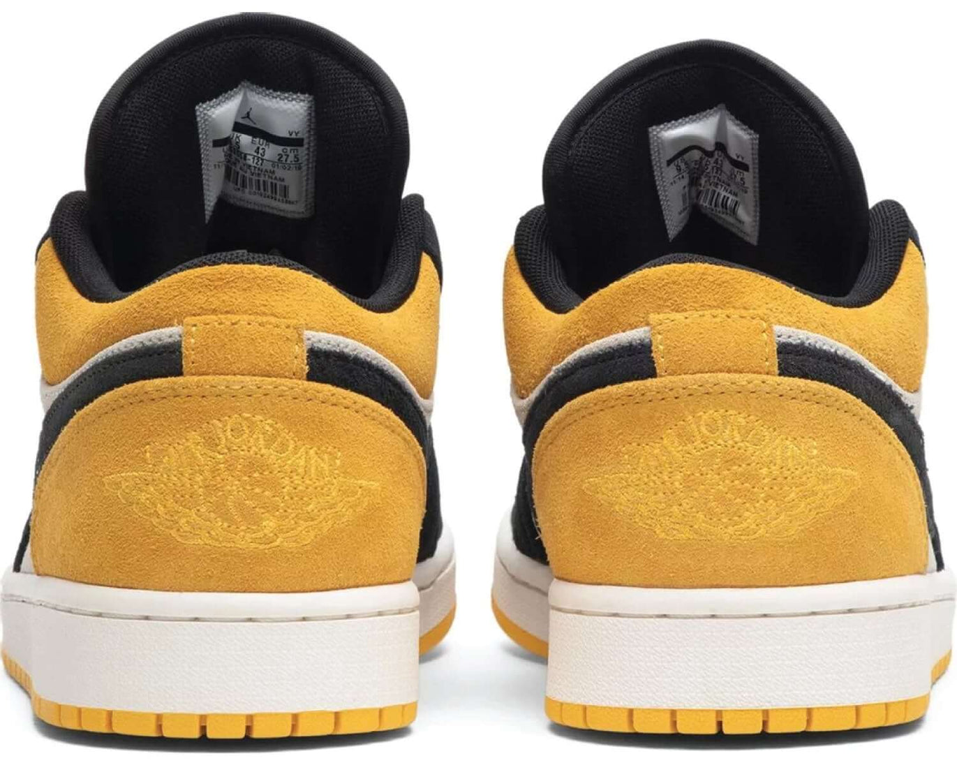 Air Jordan 1 Low Sail 'University Gold Black' sneaker product image 3 | Foot Spikes