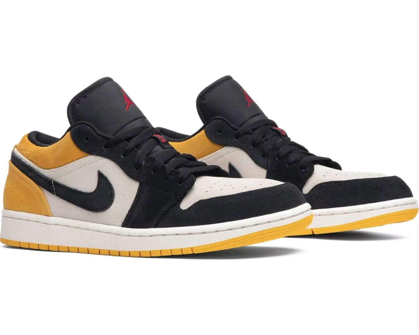 Air Jordan 1 Low Sail 'University Gold Black' sneaker product image 4 | Foot Spikes
