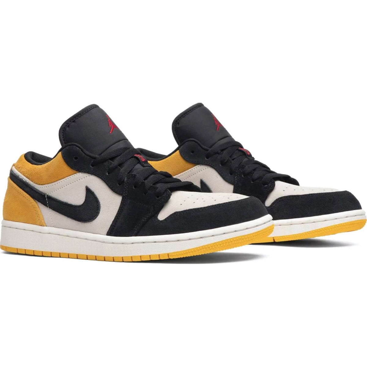 Air Jordan 1 Low Sail 'University Gold Black' sneaker product image 4 | Foot Spikes