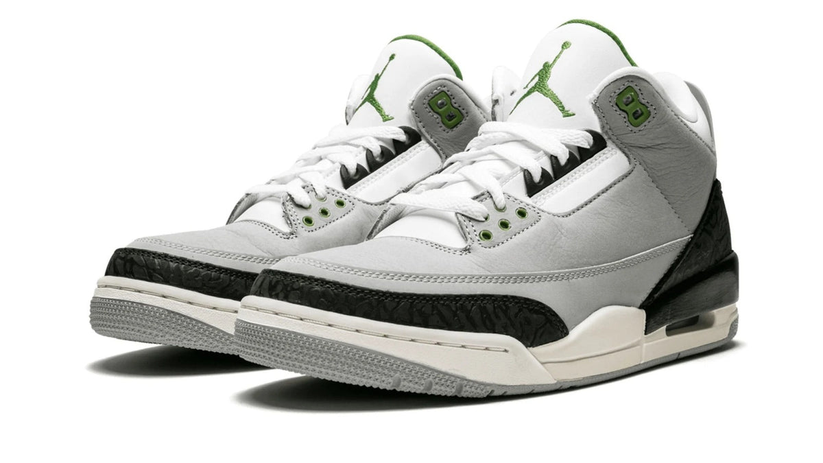 Air Jordan 3 Retro "Chlorophyll" sneaker product image 2 | Foot Spikes