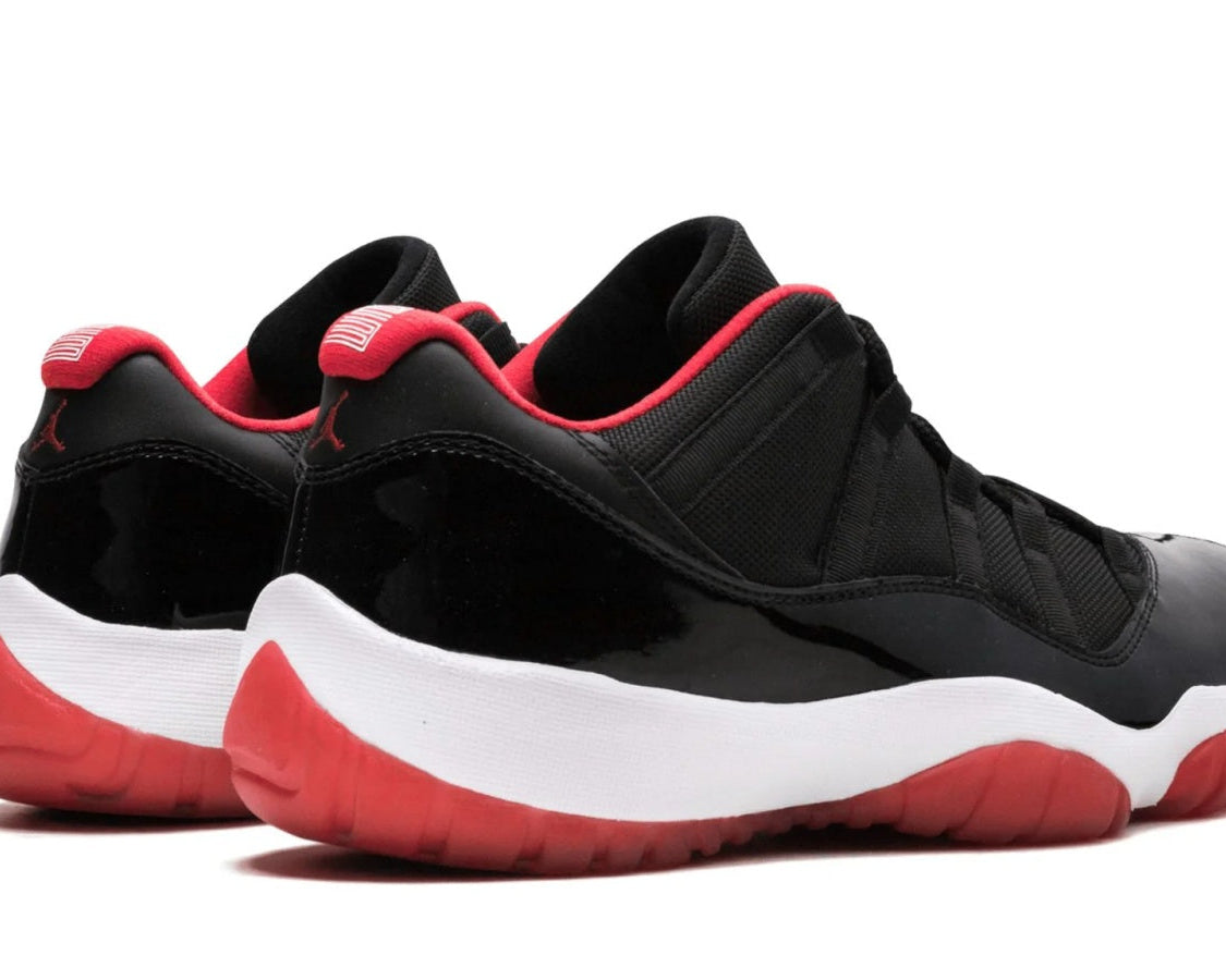 Air Jordan 11 Retro Low "Bred" sneaker product image 4 | Foot Spikes