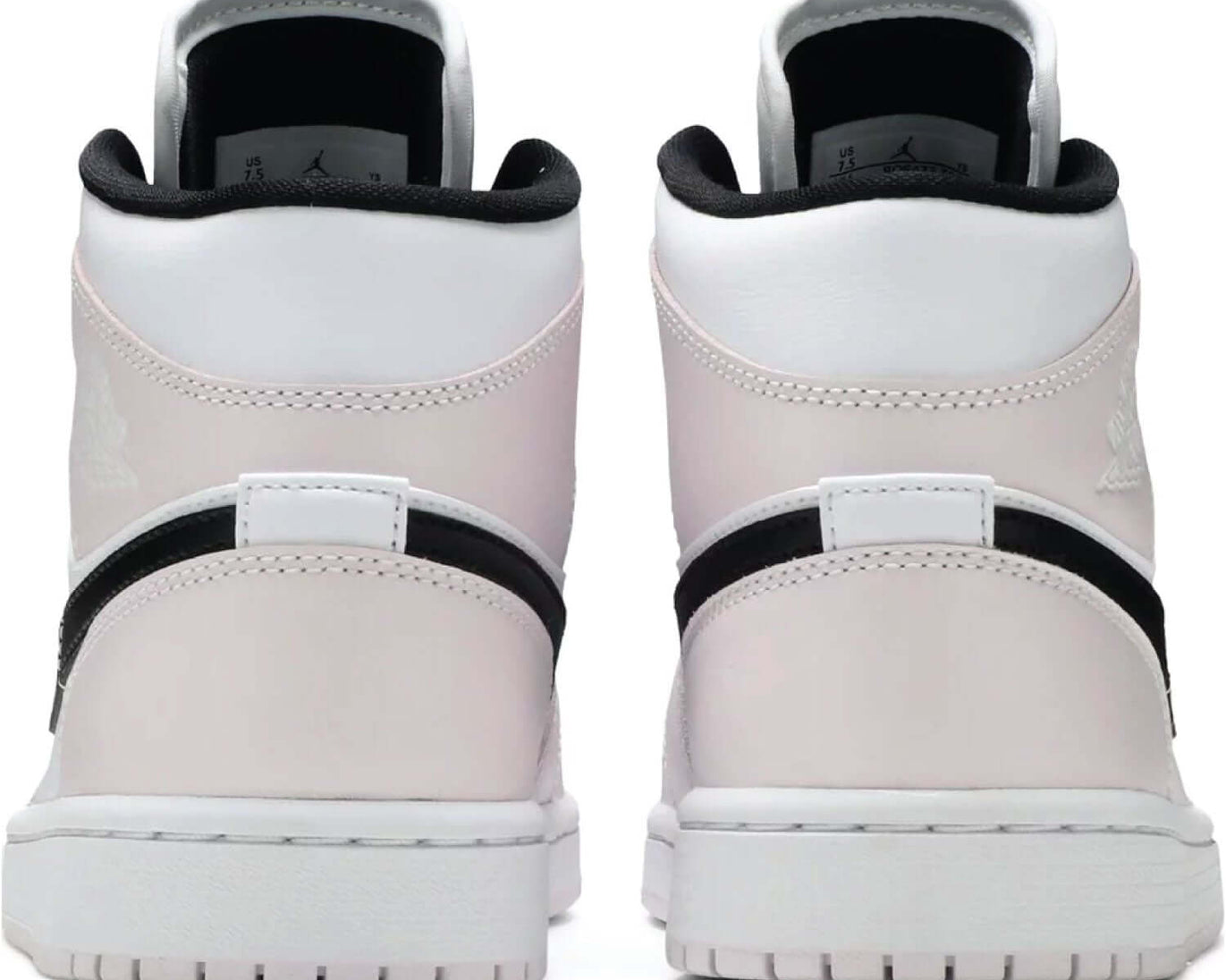 Wmns Air Jordan 1 Mid 'Barely Rose' sneaker product image 3 | Foot Spikes