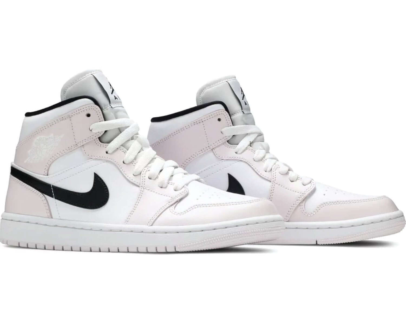 Wmns Air Jordan 1 Mid 'Barely Rose' sneaker product image 4 | Foot Spikes