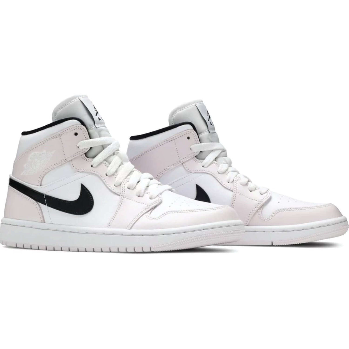 Wmns Air Jordan 1 Mid 'Barely Rose' sneaker product image 4 | Foot Spikes
