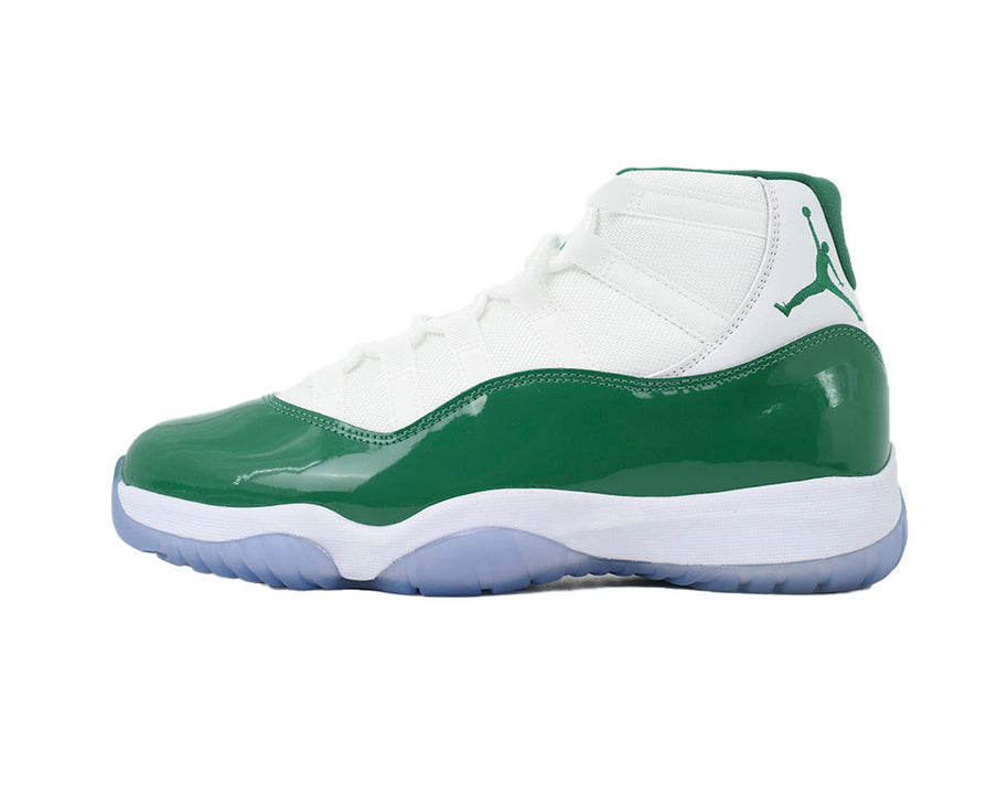 Air Jordan 11 Retro White Green sneaker product image 1 | Foot Spikes