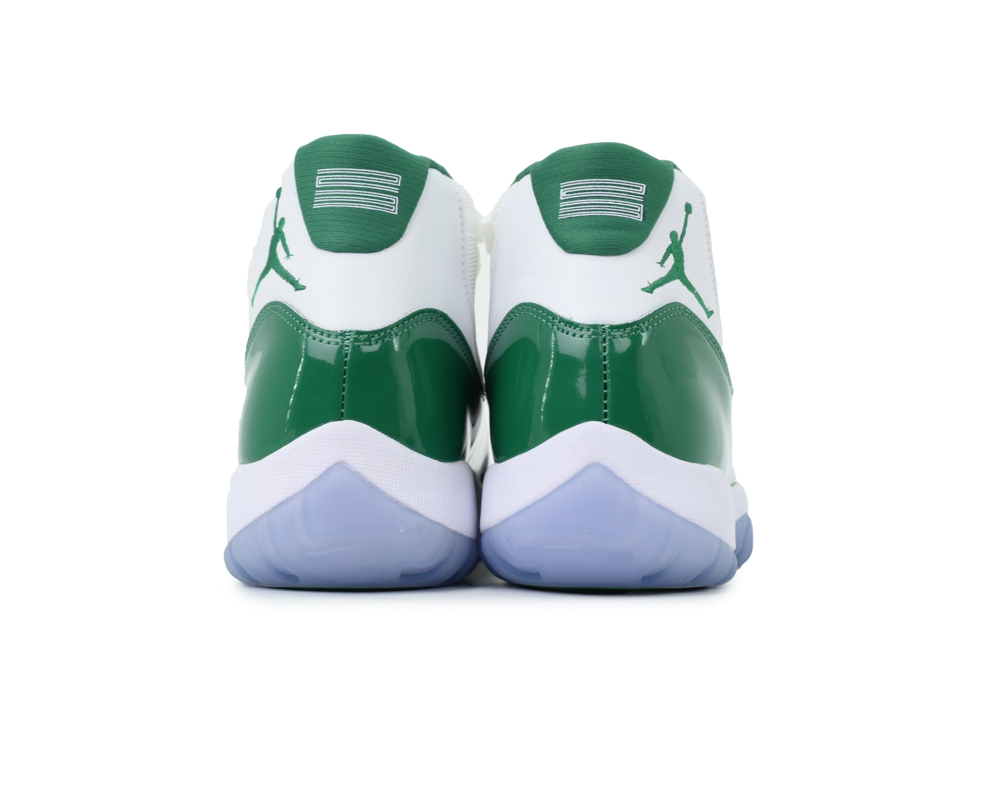 Air Jordan 11 Retro White Green sneaker product image 3 | Foot Spikes