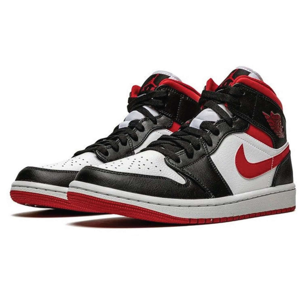 Air Jordan 1 Mid GS 'Gym Red Black White' sneaker product image 2 | Foot Spikes