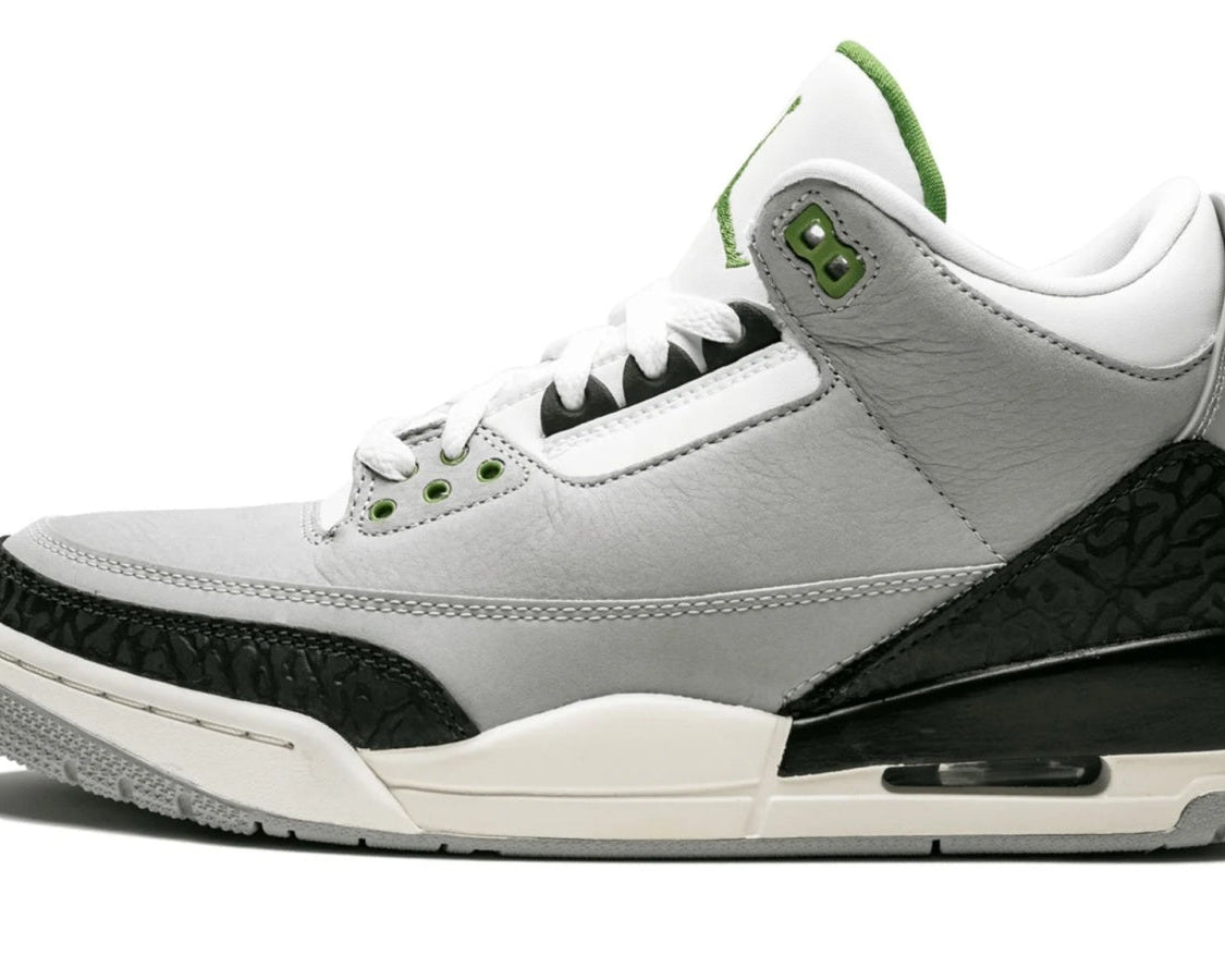Air Jordan 3 Retro "Chlorophyll" sneaker product image 1 | Foot Spikes