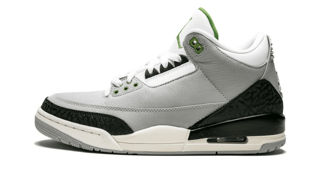 Air Jordan 3 Retro "Chlorophyll" sneaker product image 1 | Foot Spikes
