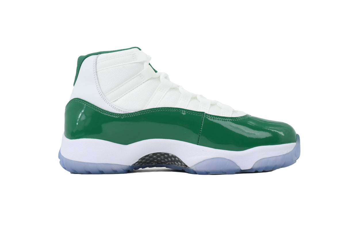 Air Jordan 11 Retro White Green sneaker product image 4 | Foot Spikes