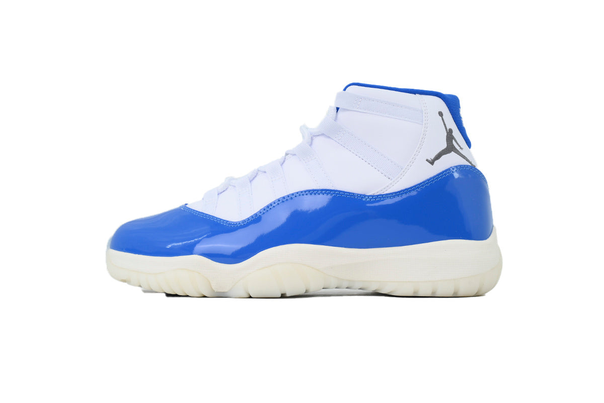 Air Jordan 11 Retro Sports Blue sneaker product image 1 | Foot Spikes