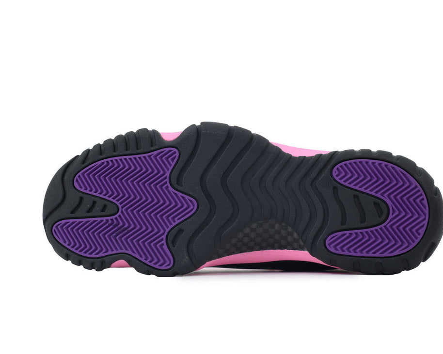 Jordan 11 Retro Pink/Black sneaker product image 2 | Foot Spikes