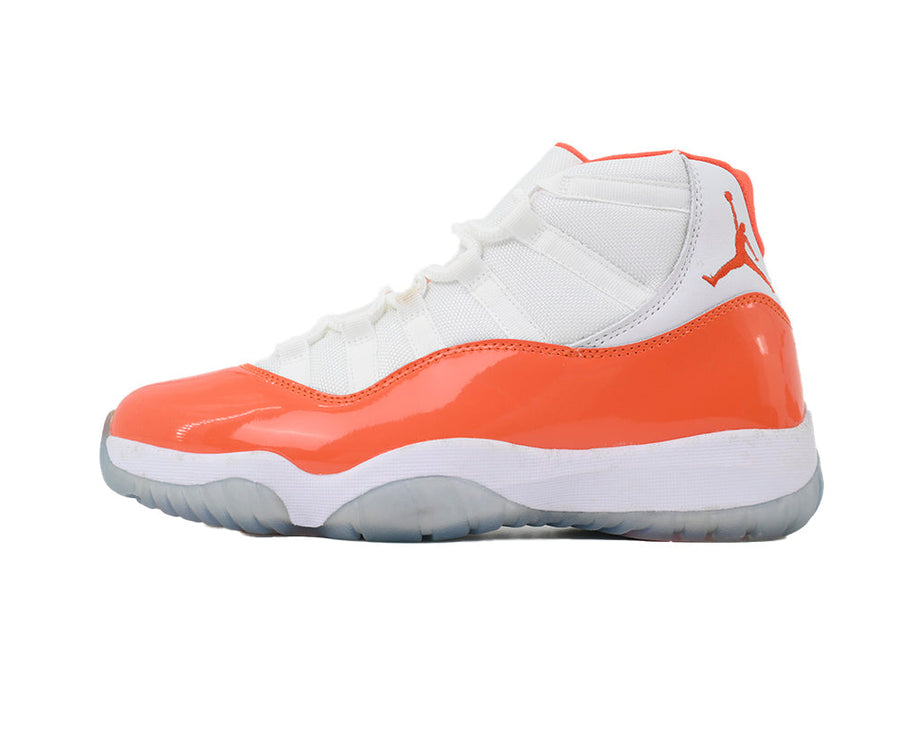 Air Jordan 11 Retro White Orange sneaker product image 1 | Foot Spikes