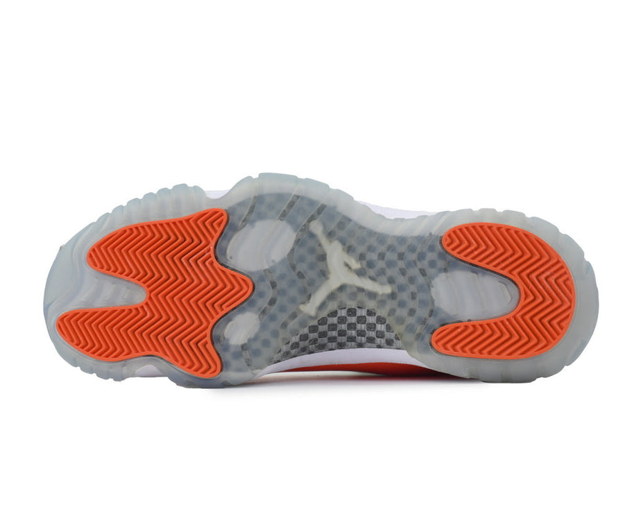 Air Jordan 11 Retro White Orange sneaker product image 2 | Foot Spikes